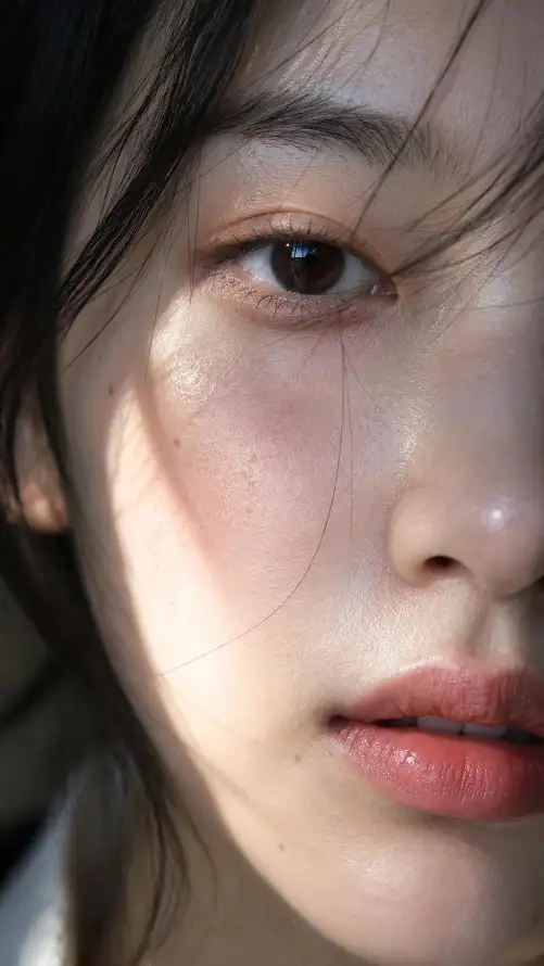 4k人像壁纸 - 光影 - 半脸 - 好看「哲风壁纸」
