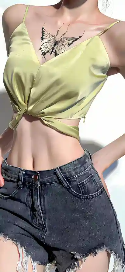 4k吊带壁纸 - 性感 - 穿搭 - 美女「哲风壁纸」
