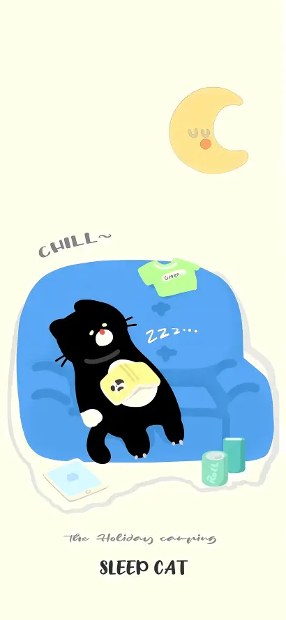 4k卡通壁纸 - 可爱 - 手绘 - 抱枕「哲风壁纸」