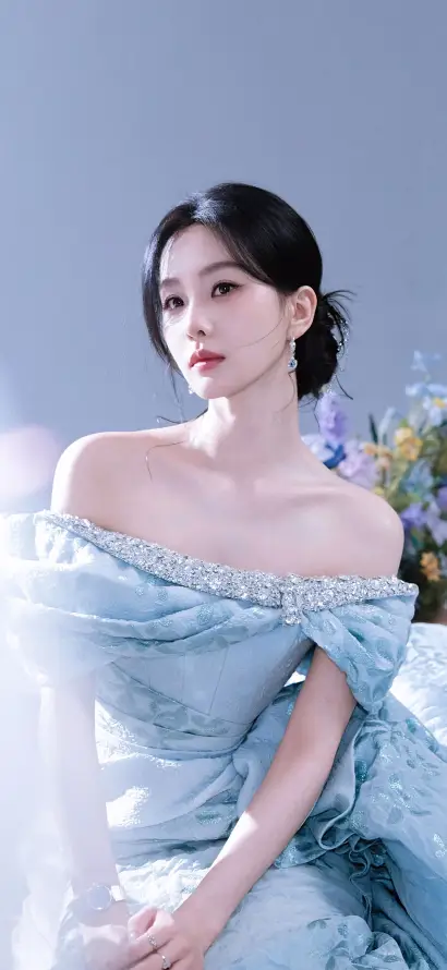 4k优雅壁纸 - 温婉 - 盘发 - 耳饰「哲风壁纸」