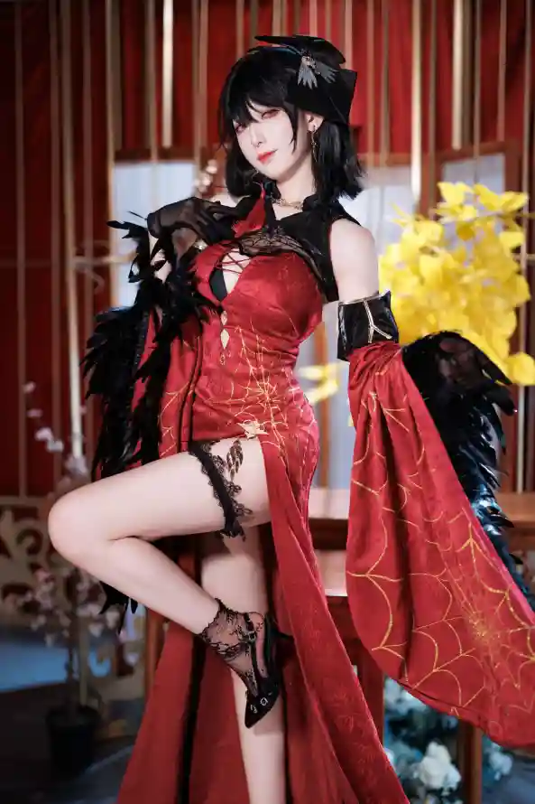 4k原神壁纸 - 旗袍 - 美女 - 腿环「哲风壁纸」