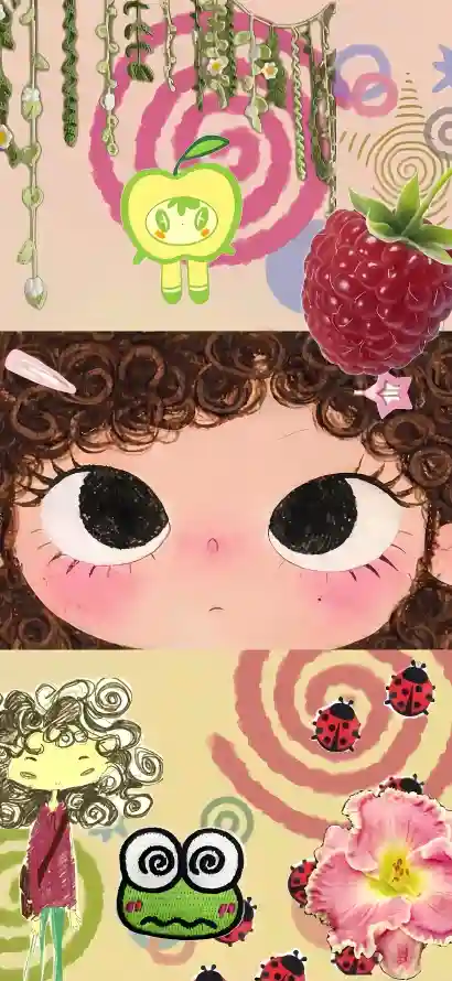 4k卡通壁纸 - 可爱 - 大眼 - 插画「哲风壁纸」
