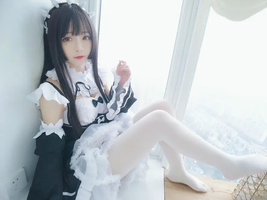 4k女仆壁纸 - 白丝 - 窗边 - 蕾姆「哲风壁纸」