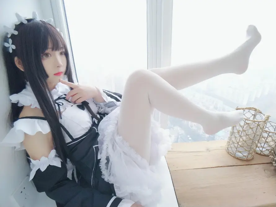 4k室内壁纸 - 少女 - 日系 - 白丝「哲风壁纸」