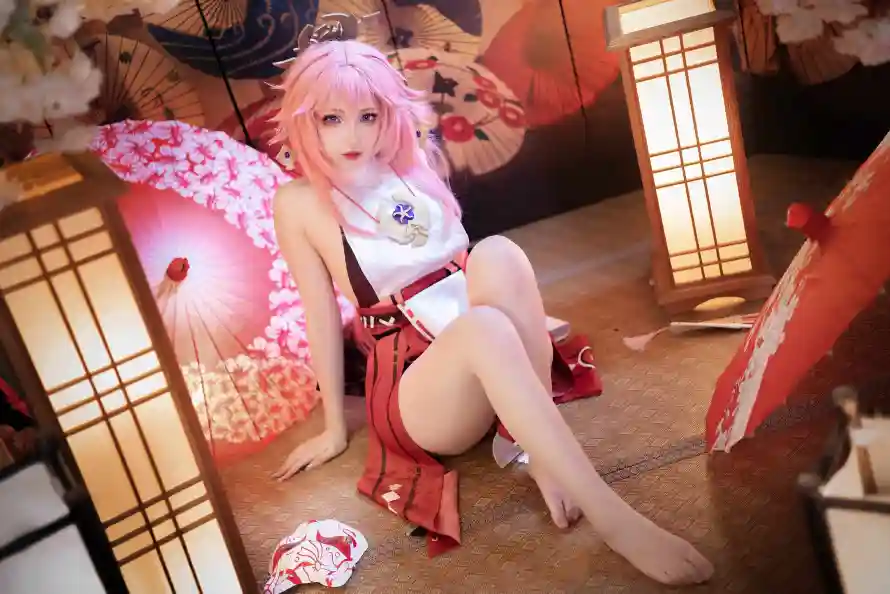 3k原神壁纸-cos - 和风-八重神子热门的壁纸「哲风壁纸」
