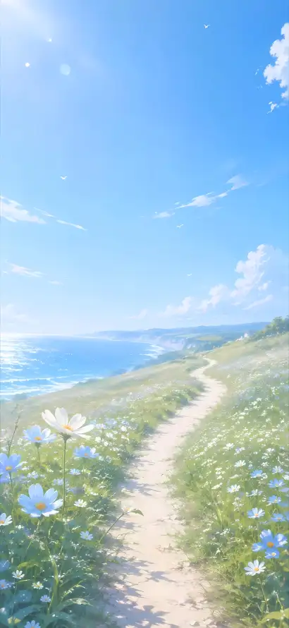 4k小路壁纸 - 海岸 - 海洋 - 海边「哲风壁纸」