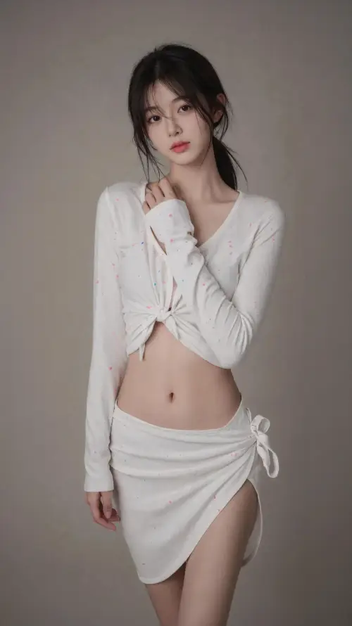4k少女壁纸 - 气质 - 短裙 - 红唇「哲风壁纸」