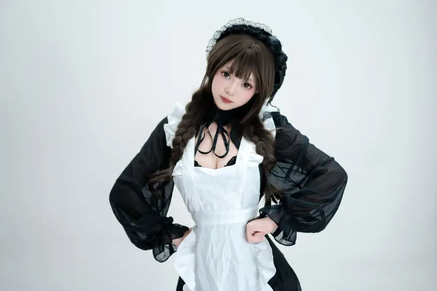 4k制服壁纸 - 美女 - 甜妹 - 女仆装「哲风壁纸」