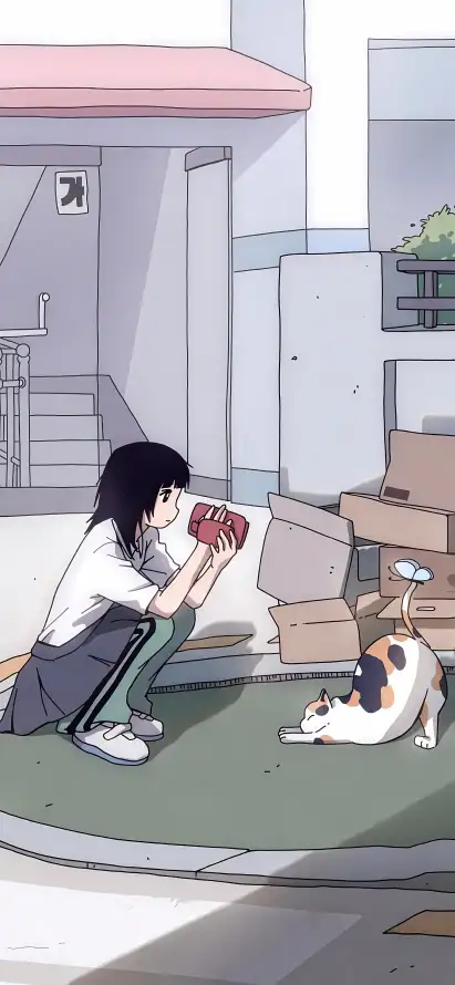 4k卡通壁纸 - 少女 - 拍照 - 插画「哲风壁纸」