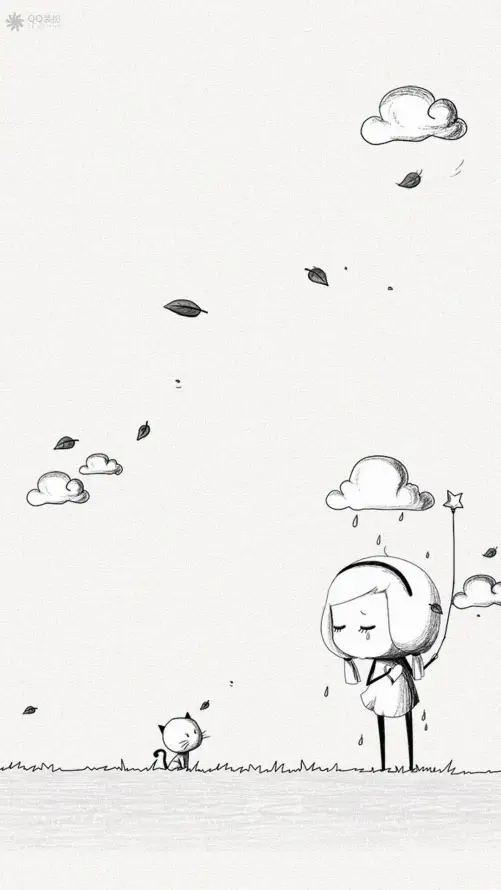 4k下雨壁纸 - 云朵 - 小猫 - 户外「哲风壁纸」