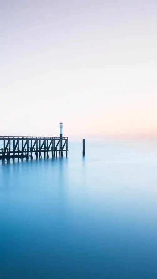 4k栈桥壁纸 - 海景 - 海边 - 海面「哲风壁纸」