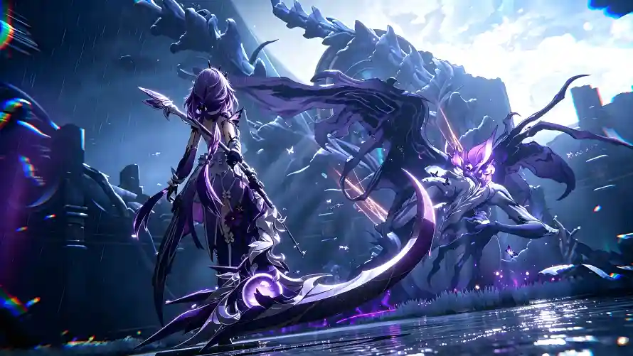 4k怪物壁纸 - 武器 - 水面 - 紫衣「哲风壁纸」 4k怪物壁纸 - 武器 - 水面 - 紫衣「哲风壁纸」