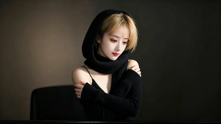 4k短发壁纸 - 美女 - 好看 - 金发「哲风壁纸」