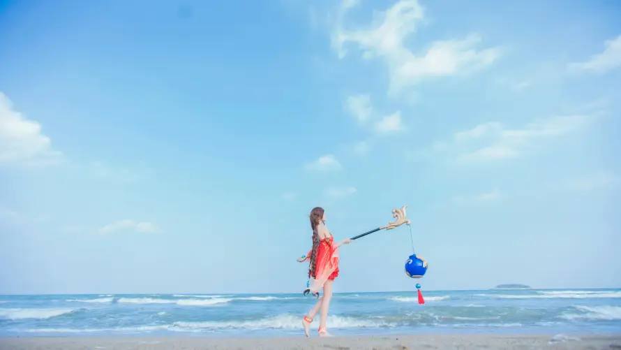 4k大乔壁纸 - 沙滩 - 海浪 - 海边「哲风壁纸」