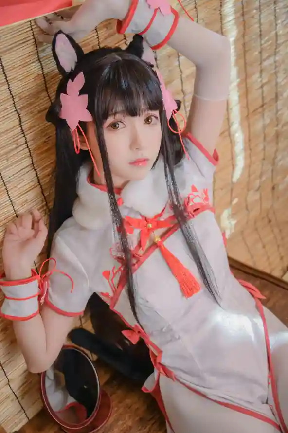 4k兽耳壁纸 - 国风 - 夕暮 - 旗袍「哲风壁纸」