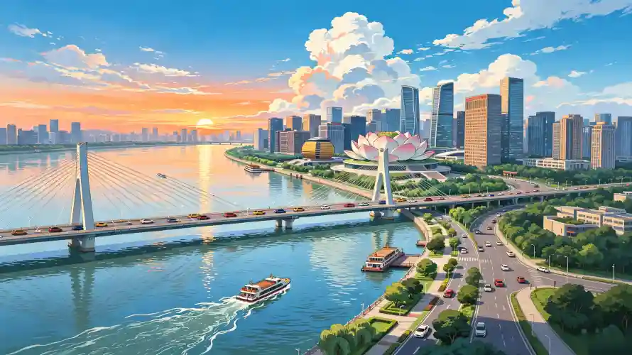 4k公路壁纸 - 城市 - 大桥 - 日落「哲风壁纸」 4k公路壁纸 - 城市 - 大桥 - 日落「哲风壁纸」