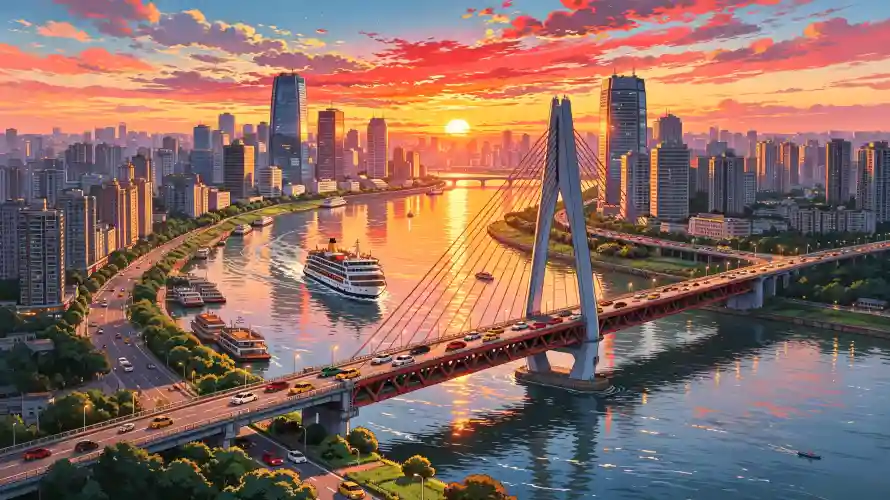 4k城市壁纸 - 建筑 - 日落 - 晚霞「哲风壁纸」 4k城市壁纸 - 建筑 - 日落 - 晚霞「哲风壁纸」