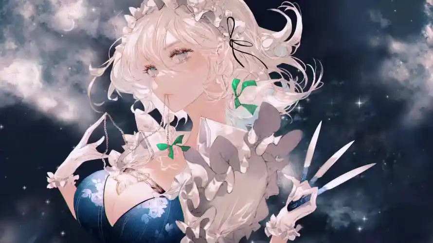 4k云朵壁纸-星空 - 银发-飞刀「哲风壁纸」