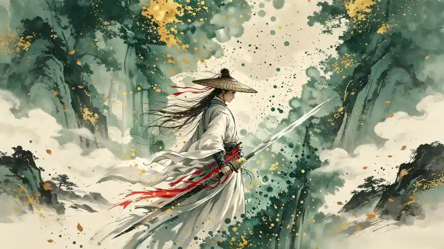 4k武侠壁纸 - 山水 - 国风 - 好看「哲风壁纸」