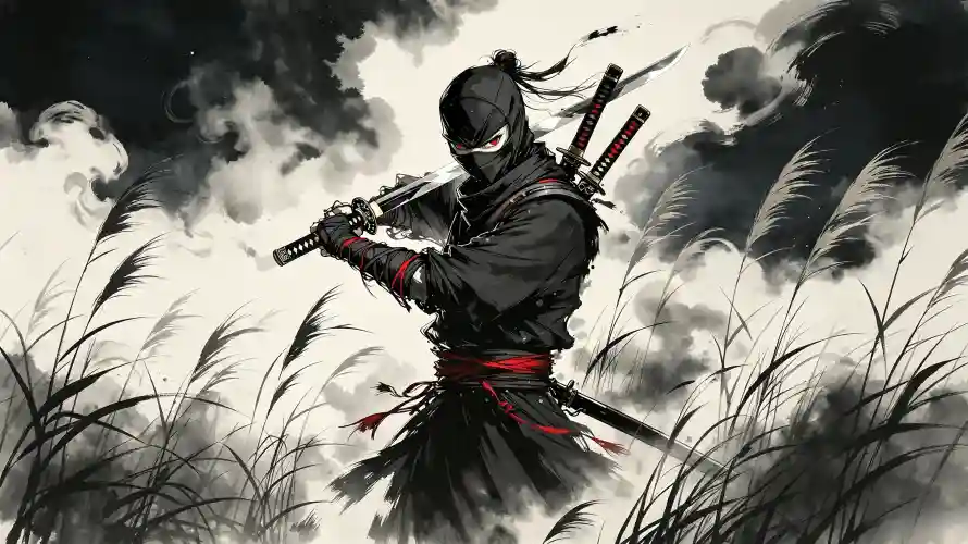 4k武士壁纸 - 武侠 - 拔刀 - 古风「哲风壁纸」