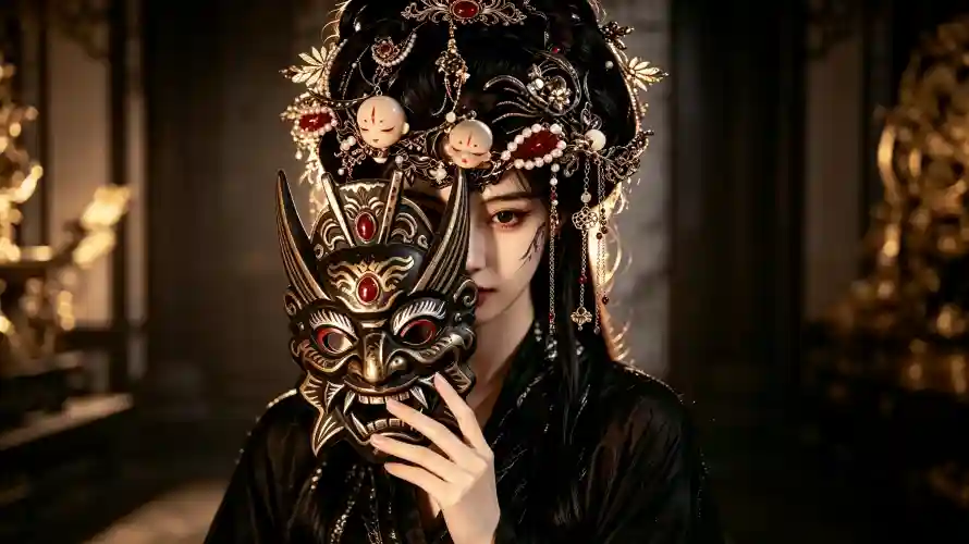 4k古风壁纸 - 好看 - 汉服 - 半遮面「哲风壁纸」 4k古风壁纸 - 好看 - 汉服 - 半遮面「哲风壁纸」