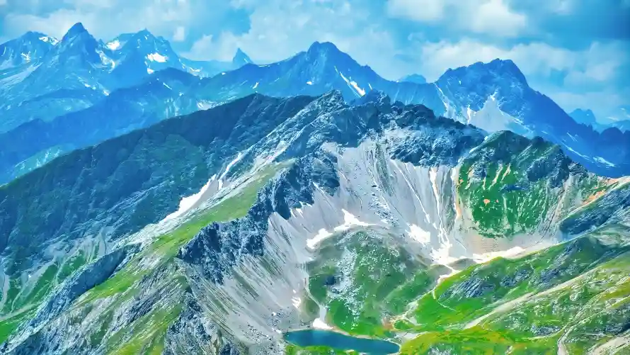 4k冰川壁纸 - 山峦 - 山谷 - 旷野「哲风壁纸」