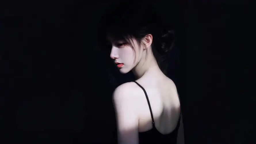 2k侧脸壁纸-氛围感与冷艳-人像写真壁纸推荐「哲风壁纸」