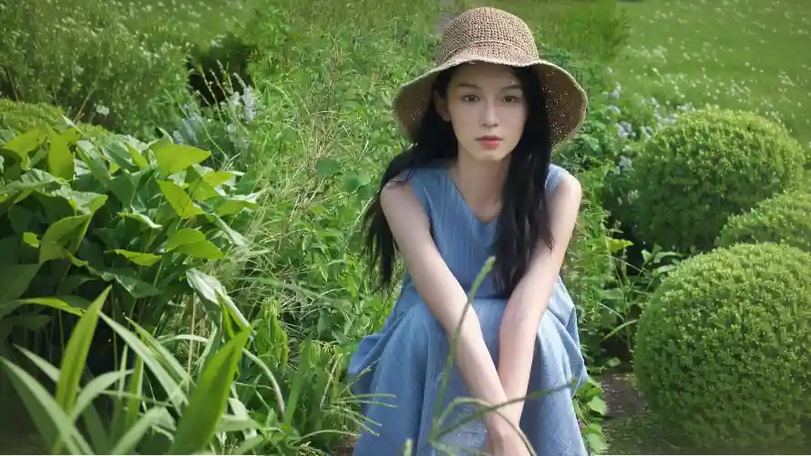4k写真壁纸-无袖裙壁纸和夏日-清新少女壁纸分享「哲风壁纸」