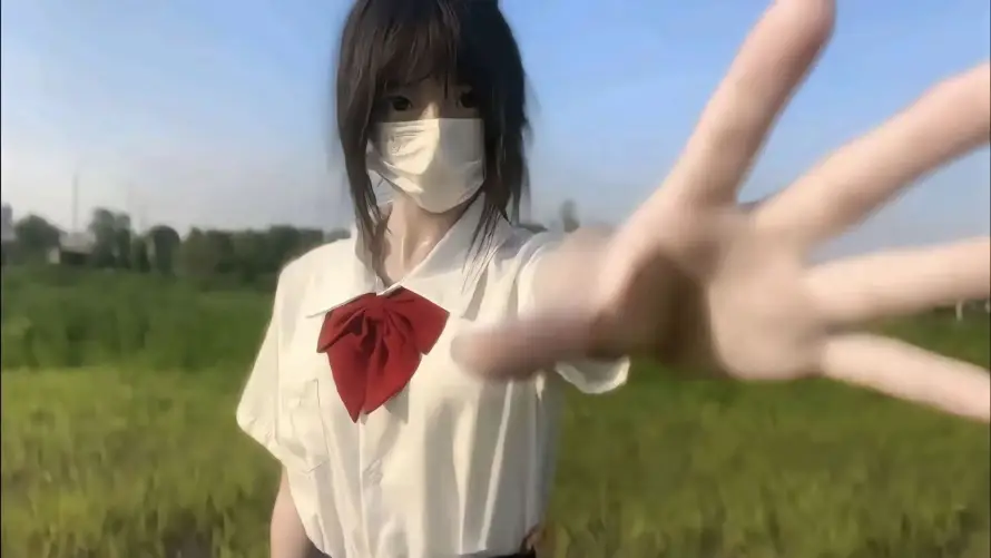 2k伸手壁纸-学院风 - 口罩-jk少女壁纸分享「哲风壁纸」