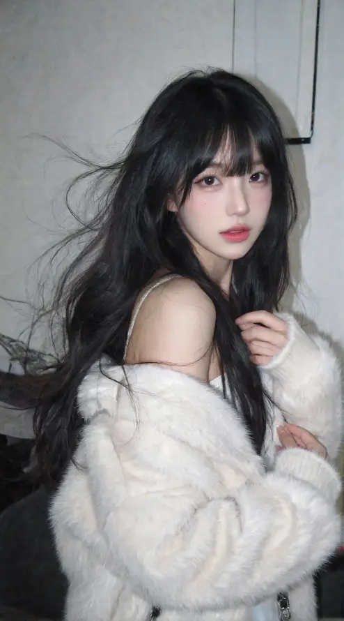 4k长发壁纸 - 纯欲 - 居家 - 女生「哲风壁纸」