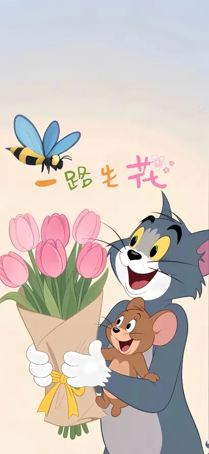4k卡通壁纸 - 可爱 - 插画 - 杰瑞「哲风壁纸」