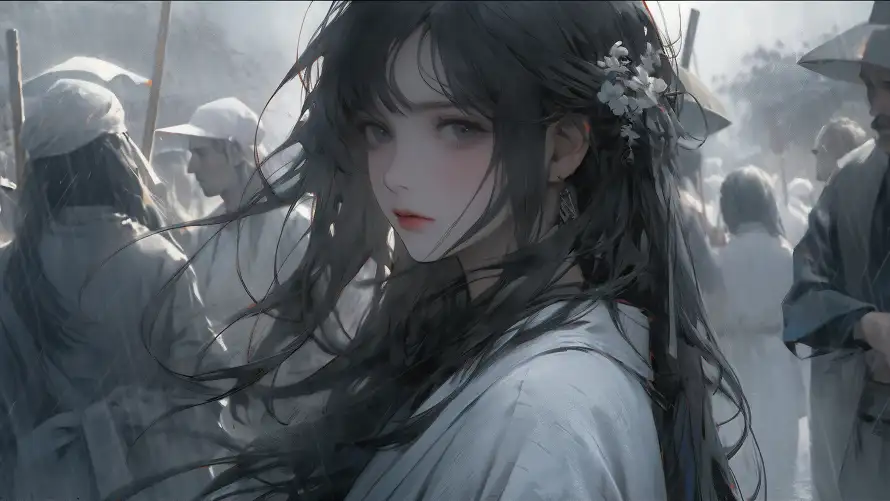4k人群壁纸 - 冷艳 - 古风 - 少女「哲风壁纸」 4k人群壁纸 - 冷艳 - 古风 - 少女「哲风壁纸」