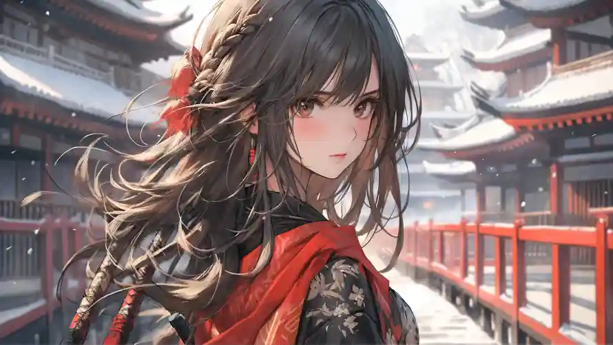 4k侧脸壁纸 - 冬日 - 国风 - 少女「哲风壁纸」 4k侧脸壁纸 - 冬日 - 国风 - 少女「哲风壁纸」