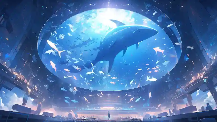 4k光影壁纸-氛围感和水族馆-壁纸推荐「哲风壁纸」