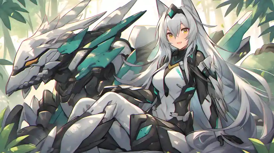4k兽耳壁纸-少女 - 机娘-机甲「哲风壁纸」