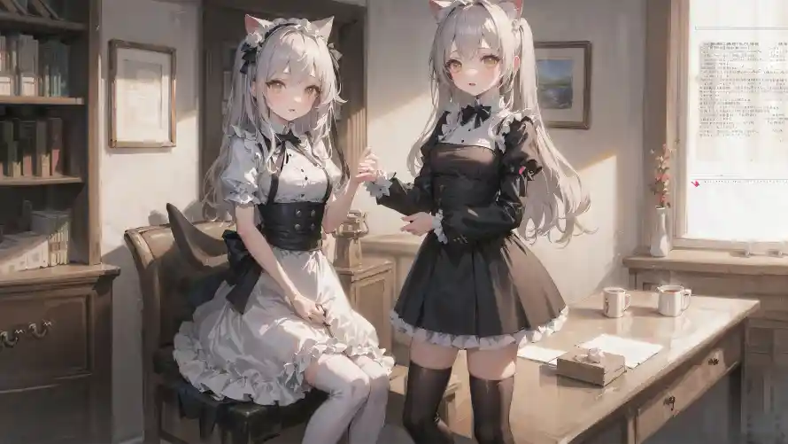 4k书桌壁纸 - 兽耳 - 室内 - 少女「哲风壁纸」 4k书桌壁纸 - 兽耳 - 室内 - 少女「哲风壁纸」