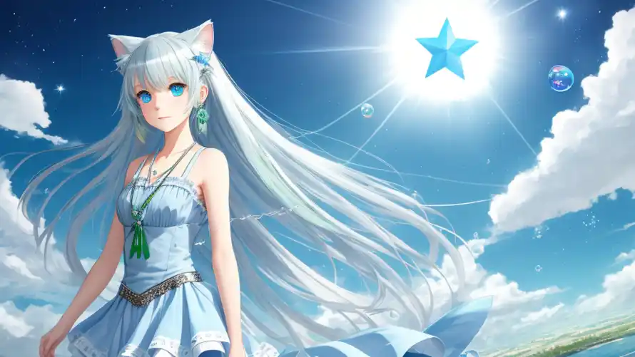4k兽耳壁纸 - 夏日 - 星芒 - 晴空「哲风壁纸」 4k兽耳壁纸 - 夏日 - 星芒 - 晴空「哲风壁纸」