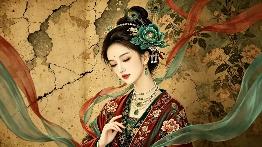3k好看壁纸-敦煌风和汉服-古风女子热门的壁纸「哲风壁纸」