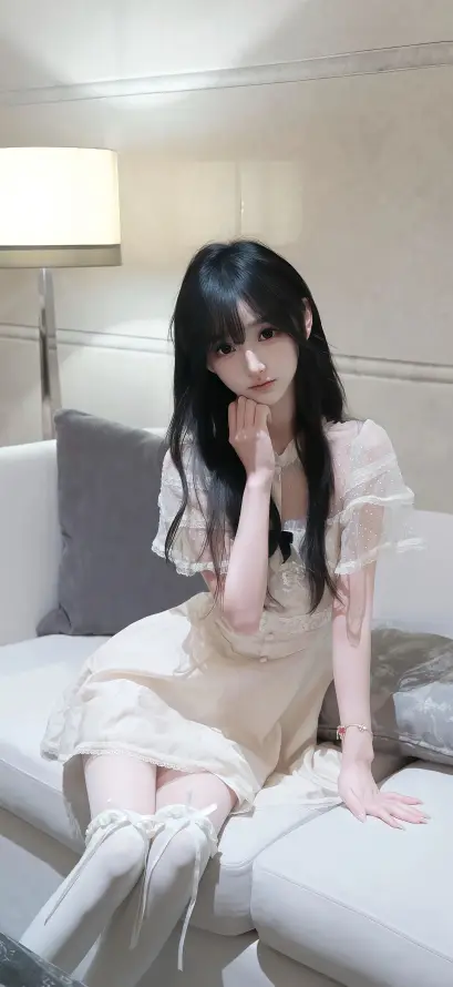 4k台灯壁纸 - 室内 - 少女 - 居家「哲风壁纸」
