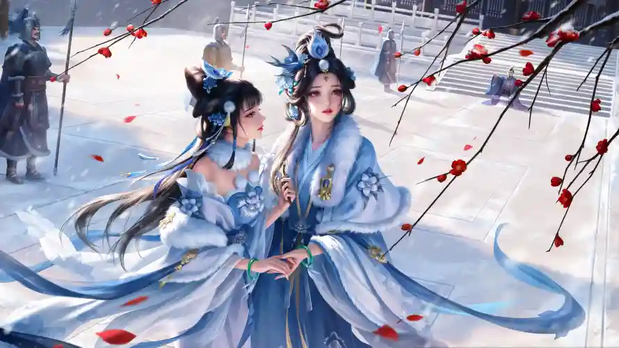 4k双姝壁纸-三国杀 - 古风-刘衿刘佩壁纸推荐「哲风壁纸」
