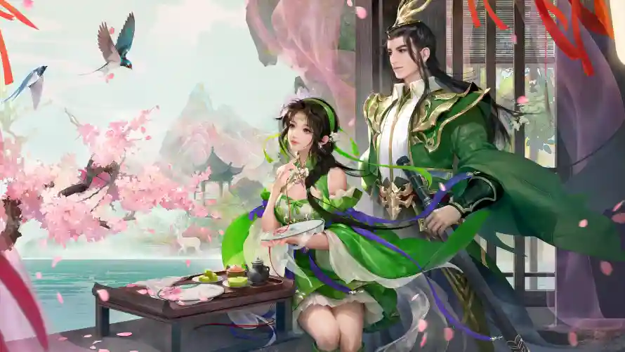4k亭台壁纸-三国杀和古风-东吴武将壁纸推荐「哲风壁纸」