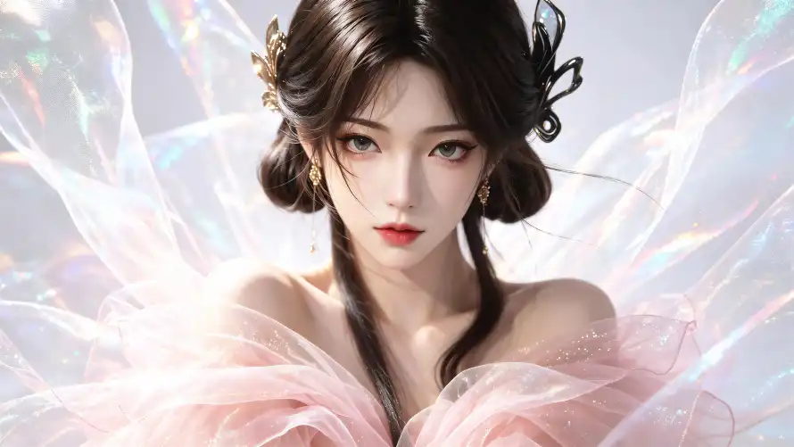 4k发饰壁纸 - 古装 - 国风 - 女修「哲风壁纸」