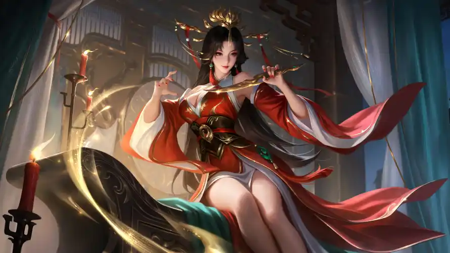 4k古风壁纸-英雄杀 - 帐幔-古装美女壁纸推荐「哲风壁纸」
