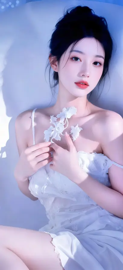 4k冷调壁纸 - 好看 - 室内 - 少女「哲风壁纸」
