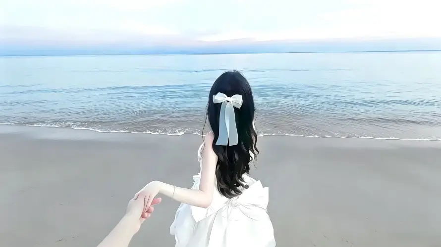 4k大海壁纸 - 好看 - 少女 - 沙滩「哲风壁纸」 4k大海壁纸 - 好看 - 少女 - 沙滩「哲风壁纸」