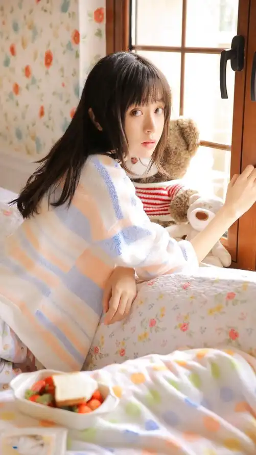 4k卧室壁纸 - 阳光 - 美女 - 清纯「哲风壁纸」