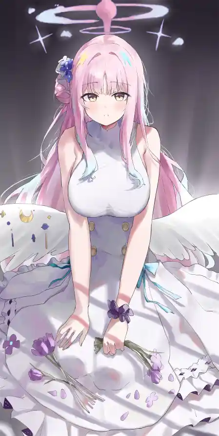 4k翅膀壁纸 - 发饰 - 光环 - 少女「哲风壁纸」