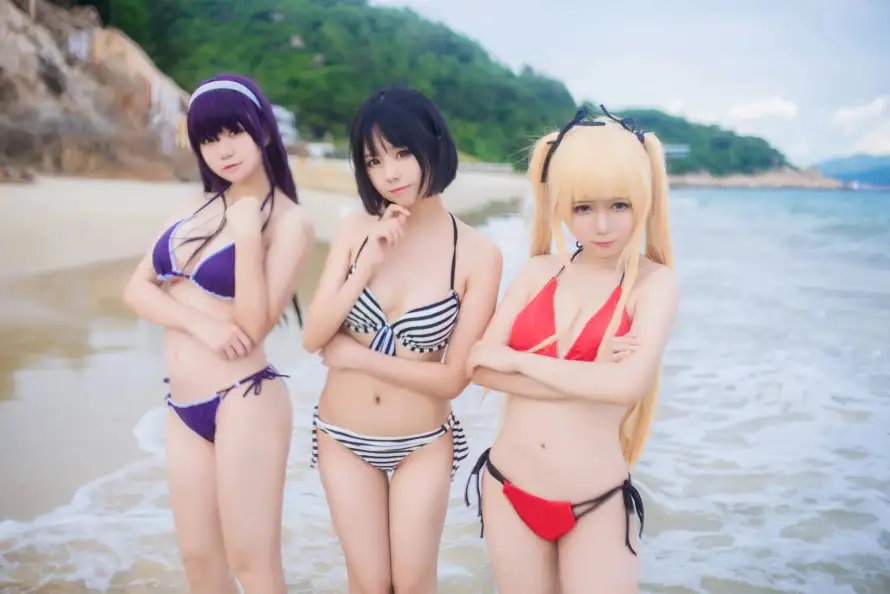 4k夏日壁纸 - 少女 - 沙滩 - 泳装「哲风壁纸」 4k夏日壁纸 - 少女 - 沙滩 - 泳装「哲风壁纸」