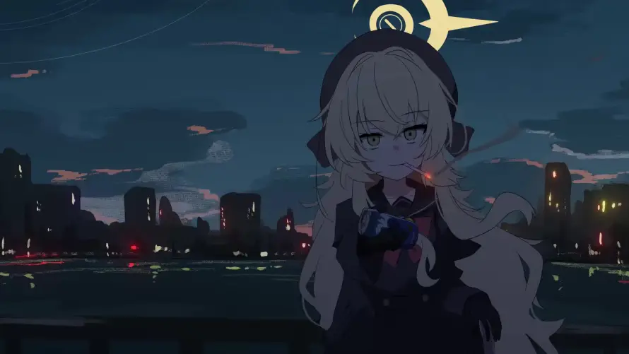 3k光环壁纸-城市 - 夜晚-夜空「哲风壁纸」