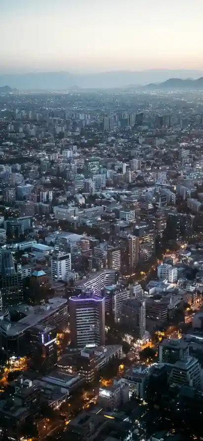 4k俯瞰壁纸 - 城市 - 夜晚 - 暮色「哲风壁纸」